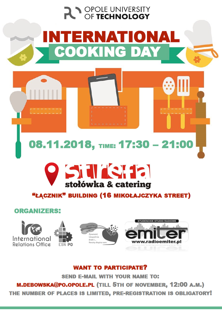 Cooking Day poster 2018