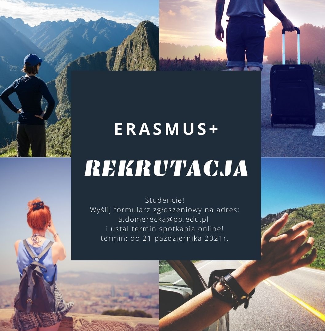 Erasmus lato 2021 22 rekrutacja