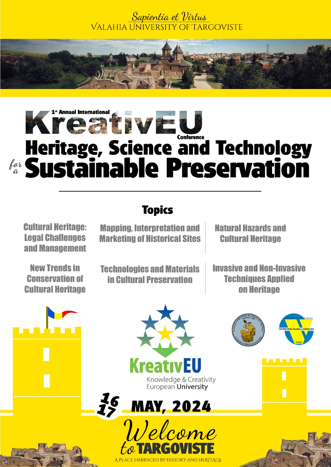 KreativEU 1th Conference Heritage Science and Technology
